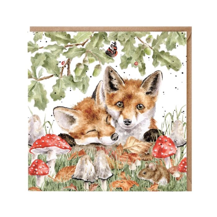Wrendale Designs 'Under the Oak Tree' Fox Card